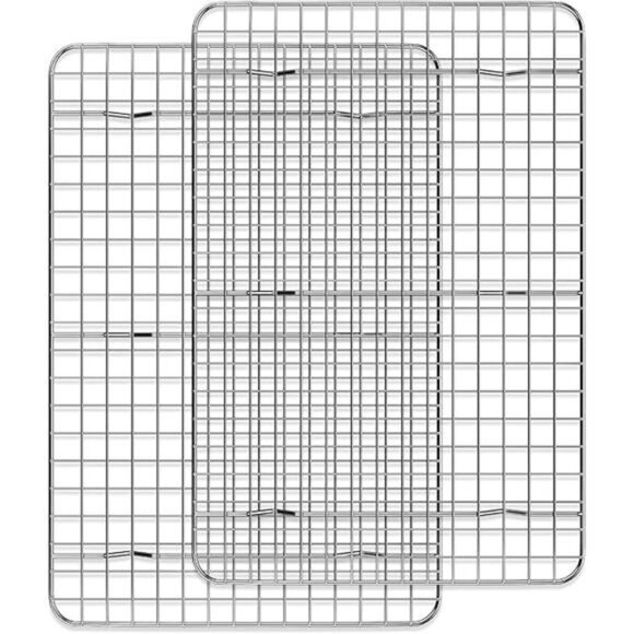 Cooling Rack for Baking 2-Pack, 15 x 10 Inches Baking Rack, Stainless Steel - Picture 7 of 7